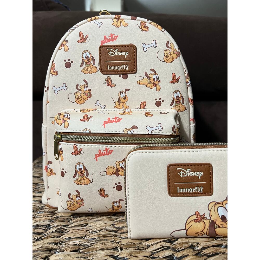 Copied - NEW Loungefly Disney Baby Pluto Mini Backpack Wallet Set